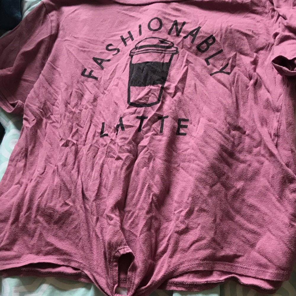 Pink crop top